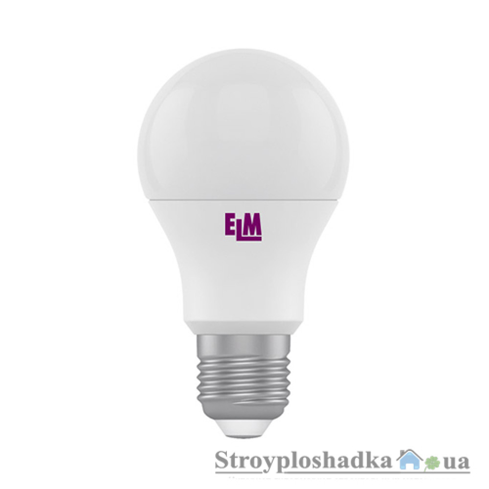Лампа светодиодная Elm, A60, 7 Вт, 4000 K, 230 В, Е27 (18-0023)