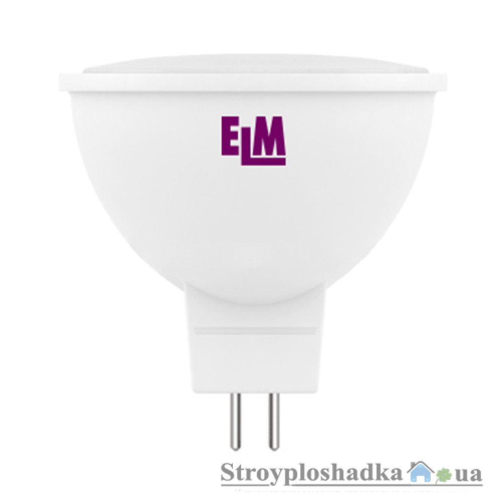 Лампа светодиодная Elm, MR16, 3 Вт, 4000 K, 230 В, GU5.3 (18-0025)