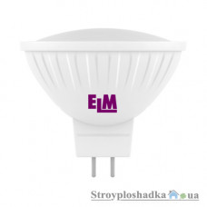 Лампа світлодіодна Elm, MR16, 5 Вт, 2700 К, 230 В, GU5.3 (18-0030)