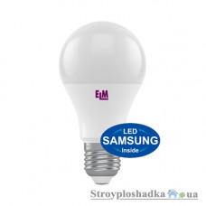 Лампа світлодіодна Elm, A60, 8 Вт, Е27, 4000К, 220 В, (18-0186)