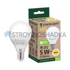 Лампа светодиодная Enerlight, P45 5Вт 3000K E14 
