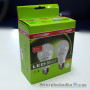 Комплект світлодіодних ламп Eurolamp A60, 10 Вт, 4000 K, 250 B, E27, 2 шт/уп