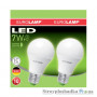 Комплект світлодіодних ламп Eurolamp A60, 7 Вт, 4000 K, 250 B, E27, 2 шт/уп