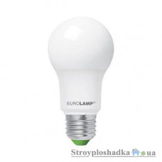 Лампа світлодіодна Eurolamp A60, 10 Вт, 4000 K, 250 В, E27 (LED-A60-10274(D))