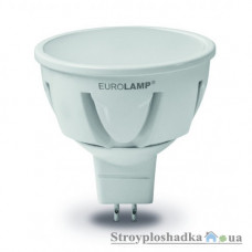 Лампа светодиодная Eurolamp SKY MR16, 5 Вт, 4200 K, 220 B, GU5.3