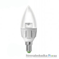 Лампа світлодіодна Eurolamp Candle Сlear, 6 Вт, 3000 K, 250 B, E14