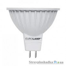 Лампа светодиодная Eurolamp MR16, 3 Вт, 2700 K, 220 B, GU5.3