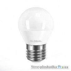 Лампа светодиодная Global, G45, 5 Вт, 2700 K, 220 В, E27 (1-GBL-141)