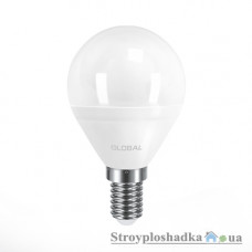 Лампа світлодіодна Global, G45, 5 Вт, 2700 K, 220 В, E14 (1-GBL-143)
