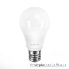 Лампа світлодіодна Global, A60, 8 Вт, 4100 K, 220 В, E27 (1-GBL-162)