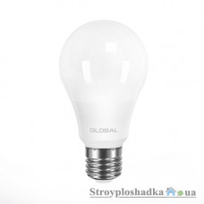 Лампа світлодіодна Global, A60, 10 Вт, 3000 K, 220 В, E27 (1-GBL-163)