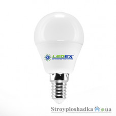 Лампа світлодіодна Ledex, G45, 6 Вт, 4000 K, 220 В, E14 (100143)