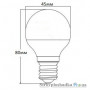 Лампа светодиодная Ledex, G45, 6 Вт, 4000 K, 220 В, E14 (100143)