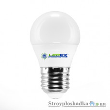 Лампа світлодіодна Ledex, G45, 6 Вт, 4000 K, 220 В, E27 (100144)