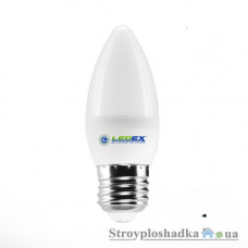 Лампа світлодіодна Ledex, C37, 6 Вт, 4000 K, 220 В, E27 (100147)