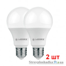 Лампа світлодіодна Ledex, A60, 15 Вт, 4000 K, 230 В, Е27 (100226), 2 шт/уп
