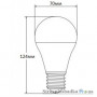 Лампа светодиодная Ledex, A60, 15 Вт, 4000 K, 220 В, E27 (100852)