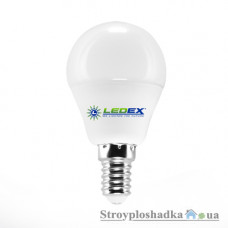 Лампа світлодіодна Ledex, G45, 7 Вт, 4000 K, 220 В, E14 (100857)