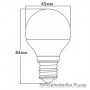 Лампа светодиодная Ledex, G45, 7 Вт, 4000 K, 220 В, E14 (100857)