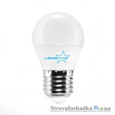Лампа світлодіодна Ledstar, G45, 6 Вт, 4000 K, 220 В, E27 (100620)