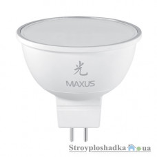 Лампа світлодіодна Maxus MR16, 4 Вт, 5000 K, 220 В, GU5.3 (1-LED-404)