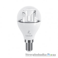 Лампа светодиодная Maxus G45, 6 Вт, 5000 К, 220 В, E14 (1-LED-434)