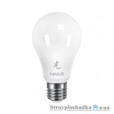 Лампа светодиодная Maxus A60, 10 Вт, 3000 К, 220 В, E27 (1-LED-463-01)