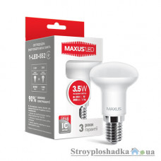Лампа світлодіодна Maxus R39, 3.5 Вт, 4100 K, 220 В, E14 (1-LED-552)