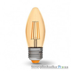 Лампа светодиодная VIDEX Filament C37FA, 4 Вт, E27, 2200K, 220 В