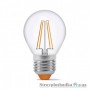 Лампа светодиодная VIDEX Filament G45F, 4 Вт, E27, 4100K, 220 В
