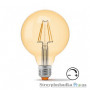 Лампа светодиодная VIDEX Filament G95FAD, 7 Вт, E27, 2200K, 220 В, диммерная