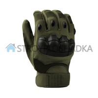 Тактичні рукавички з закритими пальцями SKINARMOR GREEN 34022, хакі-чорний, розмір ХL