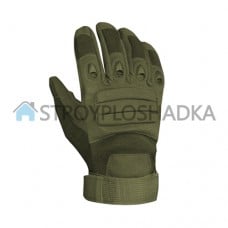 Тактические перчатки с закрытыми пальцами SKINARMOR GREEN 34025, хаки, размер ХL
