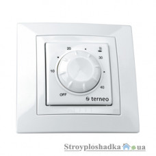 Терморегулятор механический Terneo RTP, для теплого пола, 10-40 C, внутренний монтаж