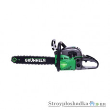 Цепная бензопила Grunhelm GS58-18/2 Professional, 3.2 кВт, длина шины-450 мм, 2 шины/2 цепи (58379)