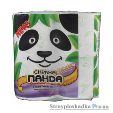 Бумага туалетная Снежная панда, Extra long, 4 шт