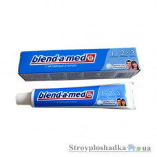 Зубная паста Blend-a-Med 3 Effect с активным фтором, деликатное отбеливание, 100 мл
