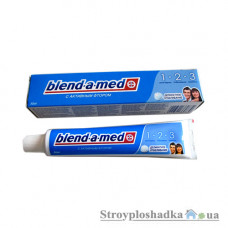 Зубная паста Blend-a-Med 3 Effect с активным фтором, деликатное отбеливание, 50 мл
