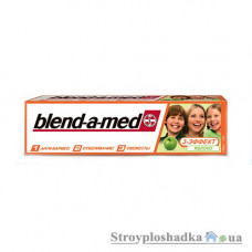 Зубная паста Blend-a-Med 3 Effect с активным фтором, зеленое яблоко, 100 мл