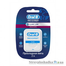 Зубная нить Oral-B Pro-Expert clinic line, прохладная мята, 25 м