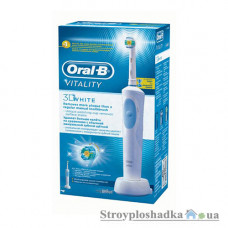 Зубная щетка электрическая Oral-B Vitality, 3D White, D 12.513 DW, 1 шт