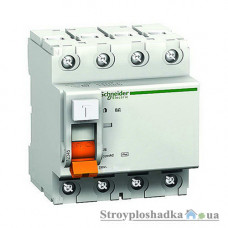 Пристрій захисного відключення Schneider Electric, ВД63, 40 A, 300 мА, 4P, 11465