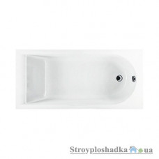 Ванна акрилова прямокутна Kolo Mirra, 140х70 см, в комплекті з ніжками і елементами кріплень, біла