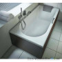Ванна акриловая прямоугольная Kolo Mirra, 140х70 см, в комплекте с ножками, элементами креплений и подголовником, белая