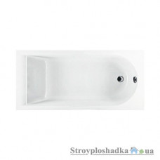 Ванна акриловая прямоугольная Kolo Mirra, 150х75 см, в комплекте с ножками и элементами креплений, белая