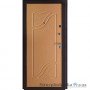 Входная дверь Белорусский Стандарт БС3, правая, 2050x860 мм, миланский орех с МДФ накладкой