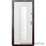 Входная дверь Белорусский Стандарт БС7, правая, 2050x960 мм, венге/беленый дуб с зеркалом