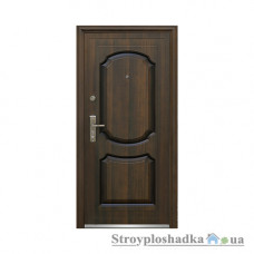Вхідні двері Двері Оптом Стандарт ТР-С 15, праві, 2050x860 мм, темний горіх