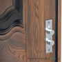 Вхідні двері Двері Оптом Стандарт ТР-С 61, праві, 2050x860 мм, темний горіх