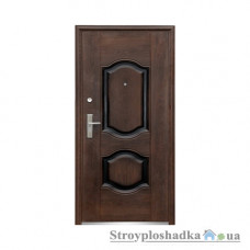 Вхідні двері Двері Оптом Стандарт ТР-С 61, праві, 2050x860 мм, темний горіх